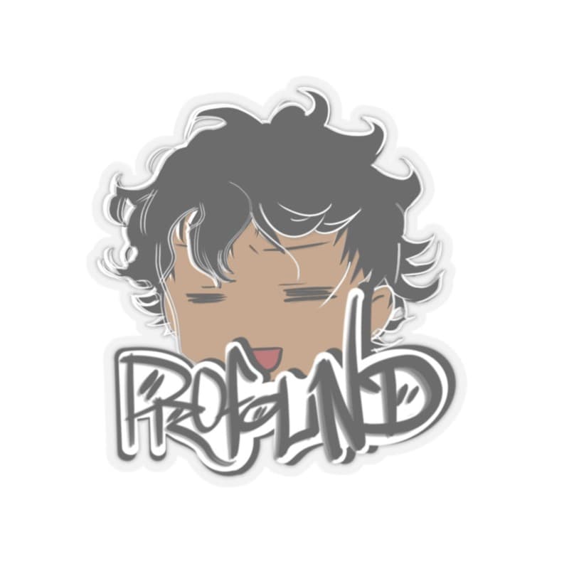 Pr0found chibi logo sticker